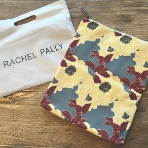 Rachel Pally - Foldover Cluth (White + Blue/Red Floral)